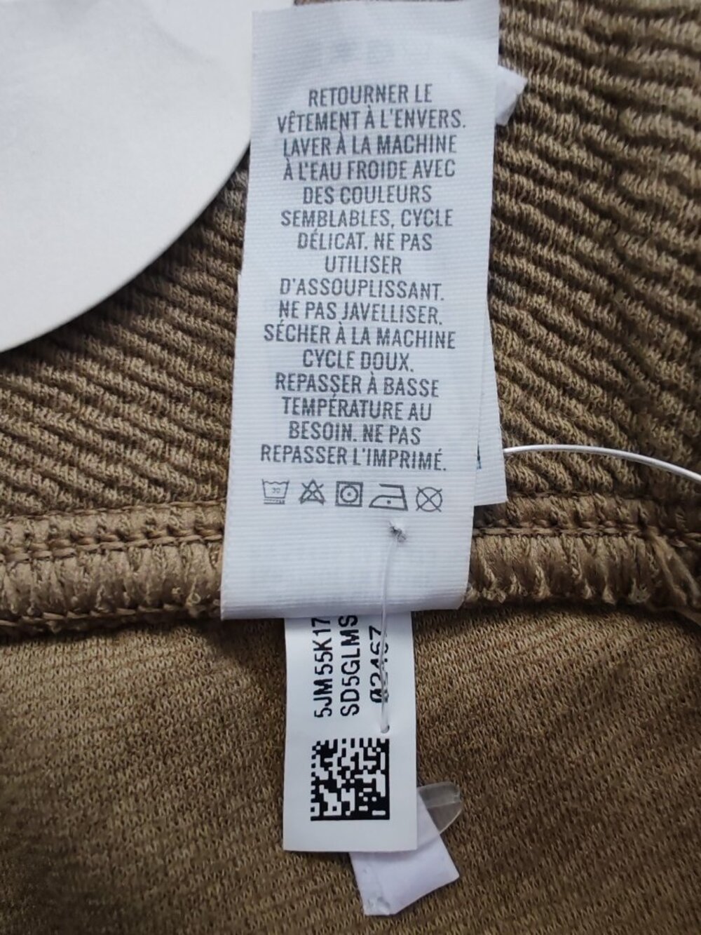 OFFLINE by Aerie Hi-Rise Flare Leggings Ribbed Textured Tan Brown Size M NWT - Picture 10 of 14